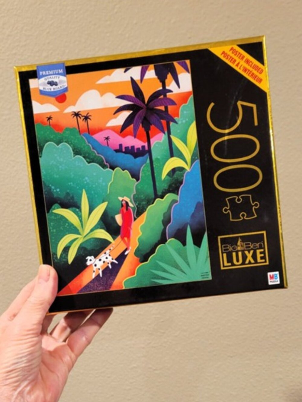 DOG WALKER Jigsaw Puzzle by Milton Bradey 500 pieces